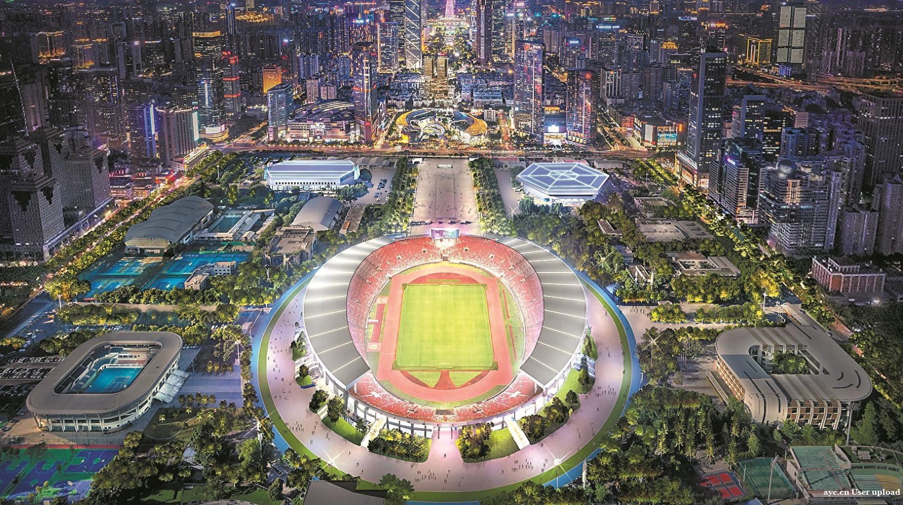 广州天河体育中心将升级大变样 打造全民健身体育公园
