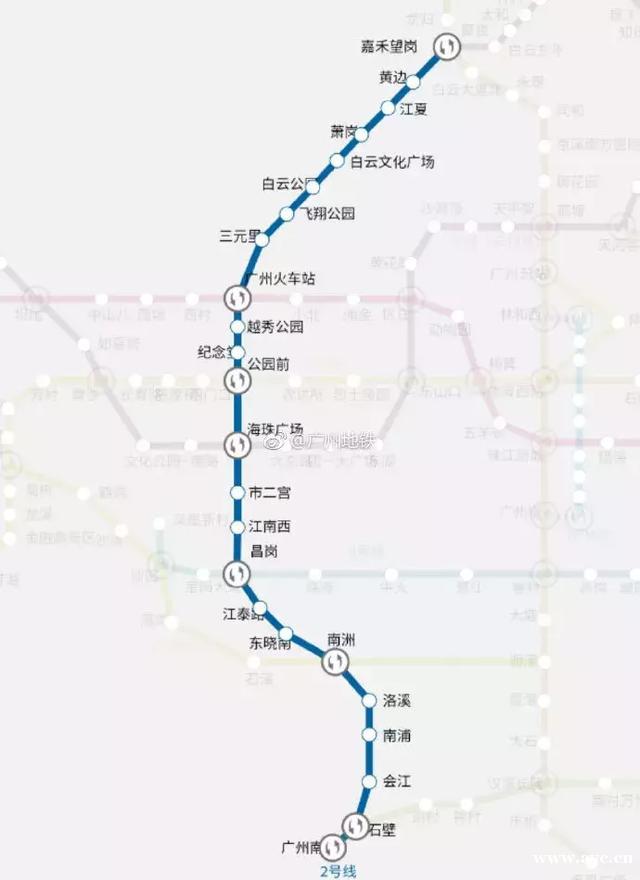 广州三号线地铁站站点图片