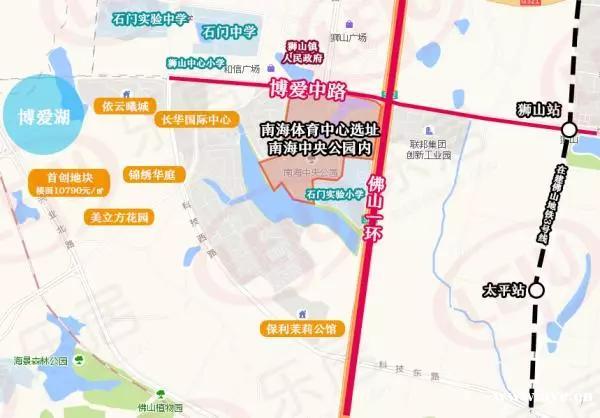 掂！广州28号线将设站新南海医院！一图看懂大狮山利好