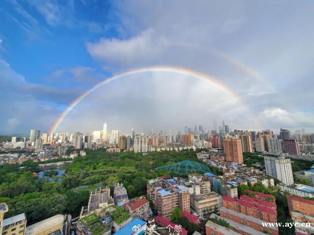 广州今天，再次惊现“双彩虹”，刷屏朋友圈
