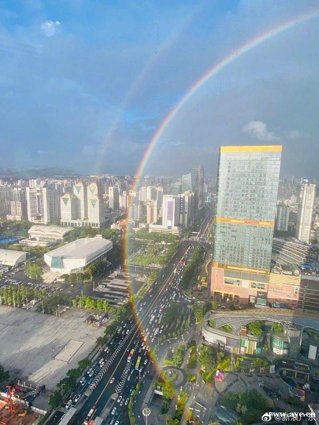 广州今天，再次惊现“双彩虹”，刷屏朋友圈