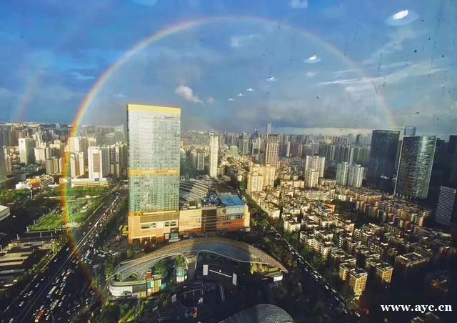 广州今天，再次惊现“双彩虹”，刷屏朋友圈