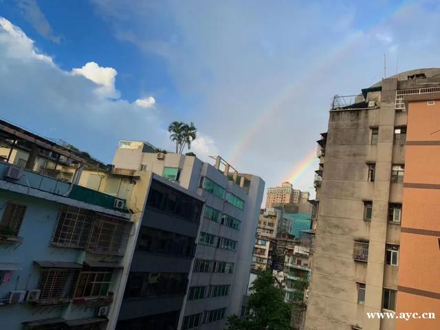 广州今天，再次惊现“双彩虹”，刷屏朋友圈