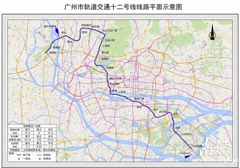 广州地铁10条在建新线刷新“进度条”