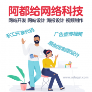 (阿都给)网站开发/网站设计/海报设计/视频制作 (阿都给)网站开发/网站设计/海报设计/视频制作