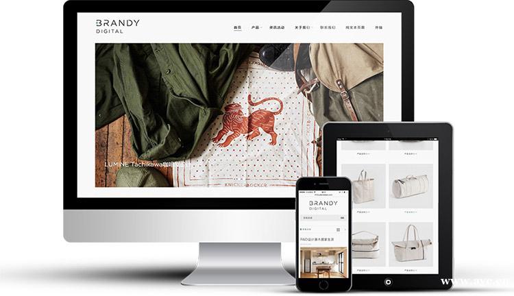 清新简约风格的产品展示类响应式网站 企业网站建设 清新简约风格的产品展示类响应式网站 企业网站建设