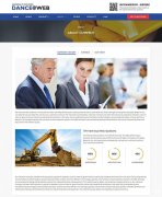 蓝色经典的响应式外贸网站建站 企业网站建设 自助建站 网站定