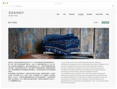 清新简约风格的产品展示类响应式网站 企业网站建设