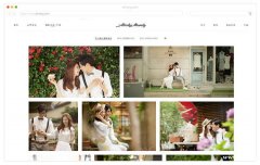 婚纱摄影网站建设 企业网站建设 瀑布流响应式网站 低价网站定