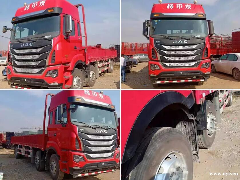 江淮K5平板车前四后四,270马力,跟新车没区别 江淮K5平板车前四后四,270马力,跟新车没区别