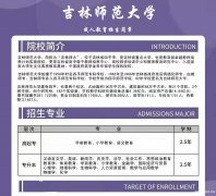 吉林师范大学成人高等教育招生简章