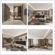 中冶逸景台｜自然舒适的现代风 广州艺工坊建筑装饰