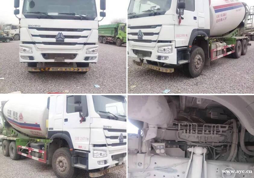 转让19二手大14方豪沃搅拌车 380马力重汽上装 转让19二手大14方豪沃搅拌车 380马力重汽上装