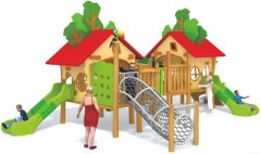 蓝迪熊 儿童户外组合滑梯定制 户外游乐设施专业生产厂家