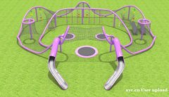 儿童攀爬网游乐设备 儿童乐园攀爬网游乐设施厂家 蓝迪熊