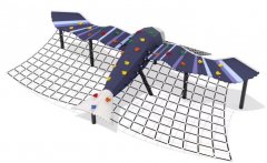 儿童攀爬网游乐设备 儿童乐园攀爬网游乐设施厂家 蓝迪熊