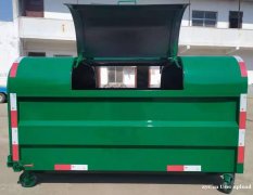 山东智行环卫 供应不锈钢勾臂垃圾箱 可靠耐用