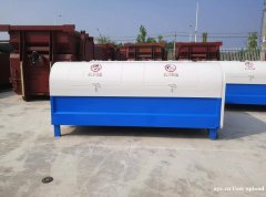 山东智行环卫 供应不锈钢勾臂垃圾箱 可靠耐用