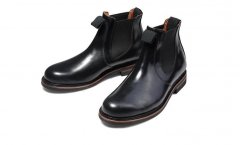 SWL 复古切尔西靴皮鞋 真皮英伦风牛皮工装鞋 正品保证