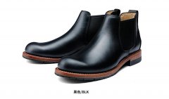 SWL 复古切尔西靴皮鞋 真皮英伦风牛皮工装鞋 正品保证