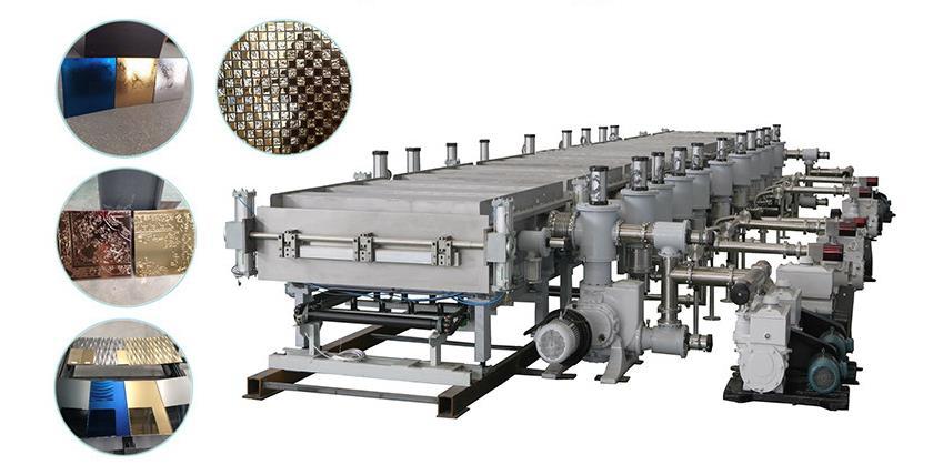 连续式瓷砖玻璃镀膜生产线 青岛优百宇 产能高 成本低 连续式瓷砖玻璃镀膜生产线 青岛优百宇 产能高 成本低