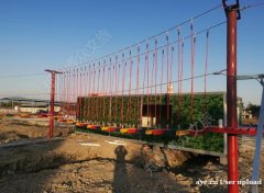 户外丛林穿越拓展设备定制 大型游乐拓展设备安装施工 博众游乐