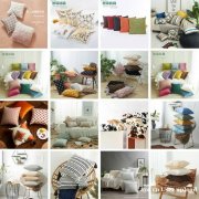 沙发靠垫枕头套 桌旗 地垫 桌布