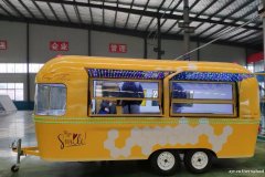 山东鲸鱼街景店车清风款不锈钢商用多功能时尚餐车