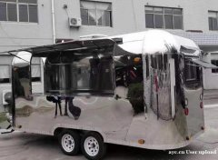 山东鲸鱼街景店车时尚小吃车网红不锈钢餐车