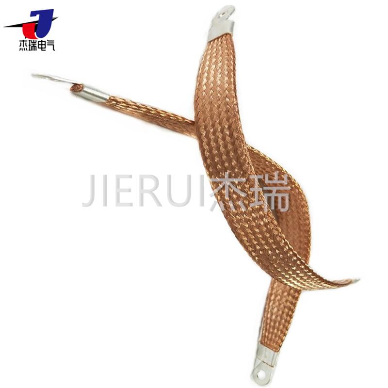 幕墙防雷铜导线 铝合金门窗避雷6平方接地裸铜线40*2编织防 幕墙防雷铜导线 铝合金门窗避雷6平方接地裸铜线40*2编织防