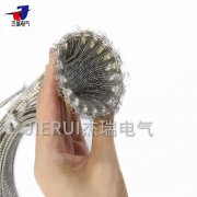 供应304不锈钢编织带 金属屏蔽网管 可伸缩线束保护套