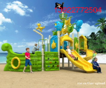 小区儿童滑梯爬网无动力游乐非标设备EPDM