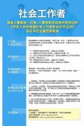 助理社会工作师初级职称证书考试2023年招生简章
