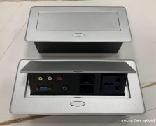 桌面穿线盒 办公桌电脑桌过线孔厂家供应 海之洋五金制品厂