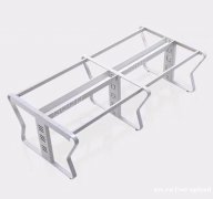 铝合金台架 办公家具五金桌脚架厂家供应 海之洋五金制品厂