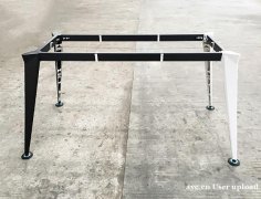 厂家直销办公桌钢架钢脚 五金餐桌脚架 海之洋五金制品厂