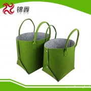 东莞锦鑫 工厂直营彩色毛毡布袋子 环保购物毛毡无纺布袋