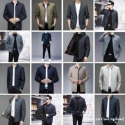 商务男装 男士棉衣 中年男外套