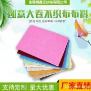 东莞锦鑫 工厂直营彩色毛毡无纺布 隔音涤纶化纤毛毡布