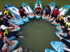 佛山三水小农街，团队合作的白水划水挑战