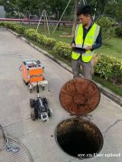 排水管CCTV机器人探测，新装管网验收探测