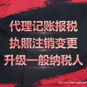 花都公司注册，代理记账