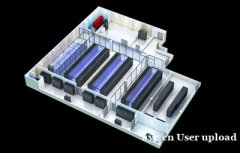 合肥中心控制室机房效果图制作_三维户型图渲染设计