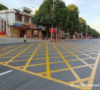 广西马路道路厂区网格学校消防通道热熔划线