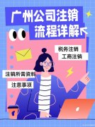 广州公司注销全攻略：流程与资料详解