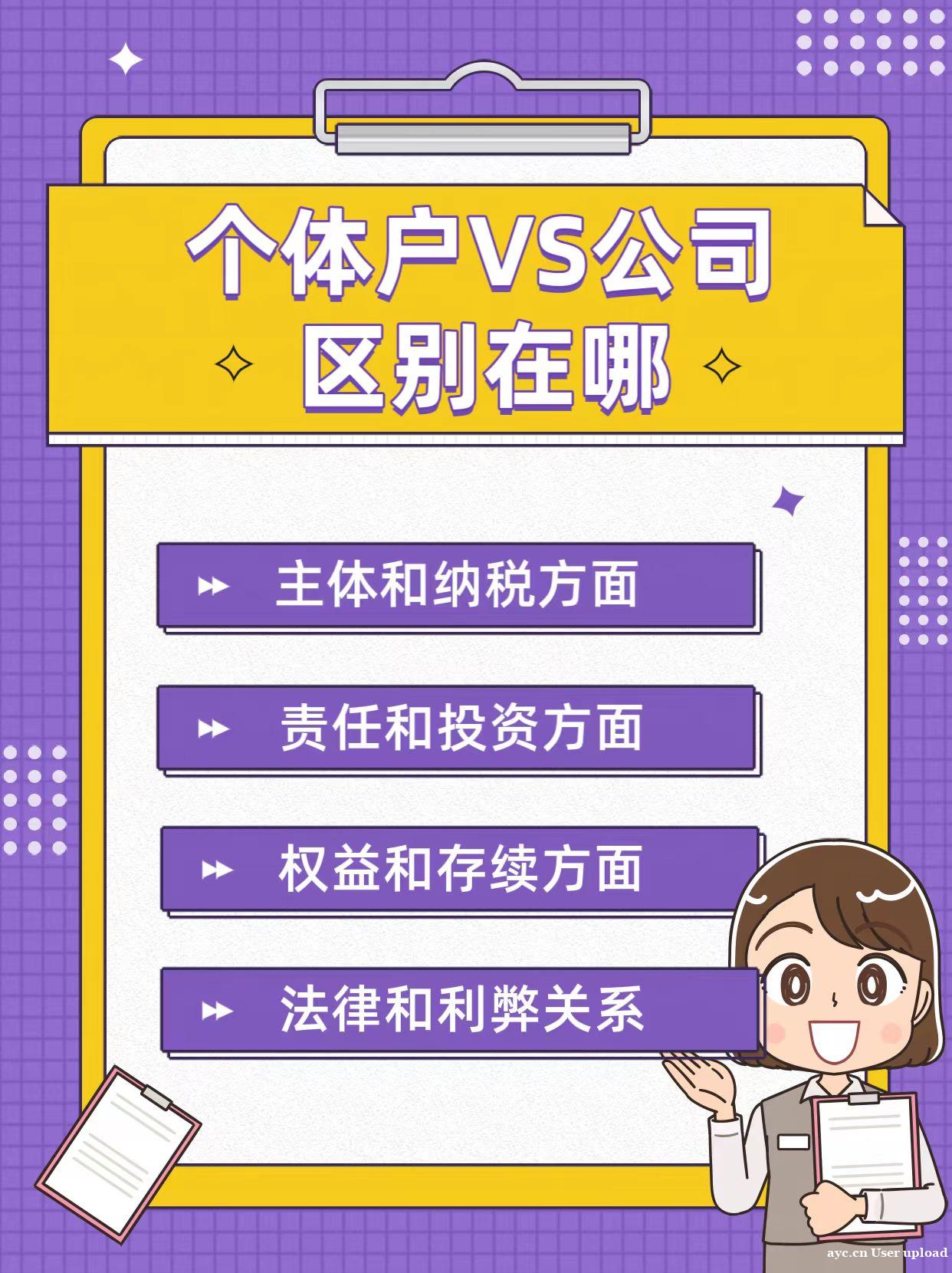 个体户VS公司,你真的懂他们的区别吗? 个体户VS公司,你真的懂他们的区别吗?