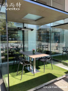 伟而特解决户外餐厅的取暖难题